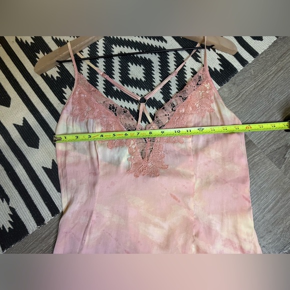 NEW Free People Chasing Shadow Tie Dye Slip Dress Midi Medium - Picture 5 of 10